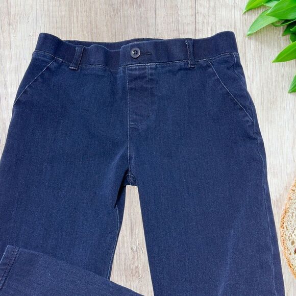 Betabrand Womens Denim Jeans Size MP Straight Leg Pull On Timeless‎ Simple - Picture 2 of 10
